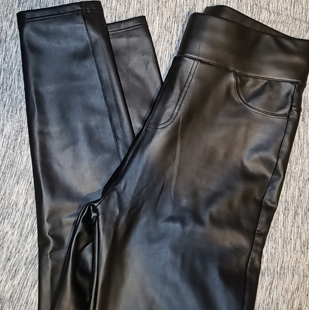 Awesome lined Pleather Pants